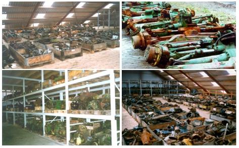 used dismantled salvage parts